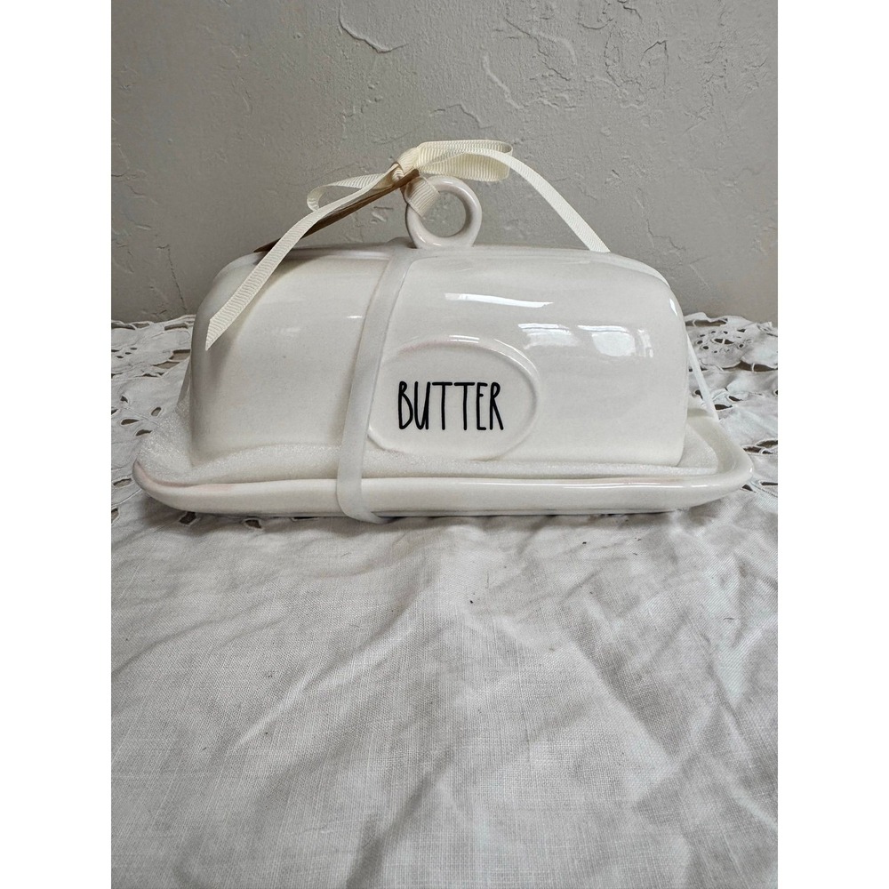 Rae Dunn BUTTER dish NWT 2026
